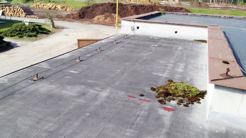 Údržba asfaltových střech
